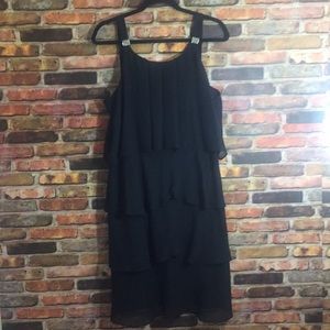 NWOT Beautiful Black Evening Dress